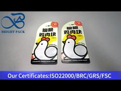 Пластиковый пакет с сублимированной курицей