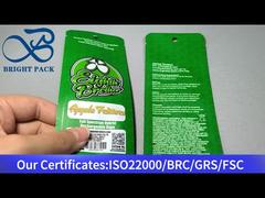 небольшой зеленый полиэтиленовый пакет