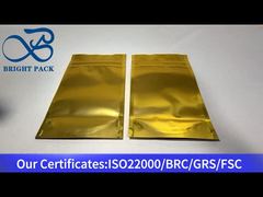 Золотая майларовая сумка с защитой от детей