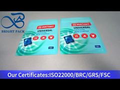 Синяя сумка для белья на молнии со стойкой