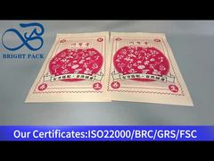 Желтая сумка-стойка на молнии с прозрачным окном