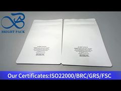 белая сумка-стойка с защитой от детей