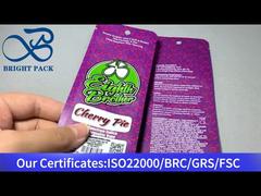 Маленький полиэтиленовый пакет фиолетового цвета 1 г с легко отрываемым отверстием