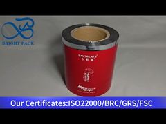 Пищевая красная алюминиевая фольга в рулонах