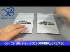 белая сумка с защитой от детей на молнии