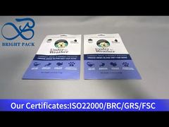 синий пластиковый пакет для закусок для домашних животных 170 г