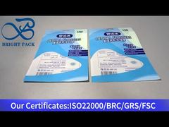 синий пластиковый рюкзак с прозрачным окном для зубной нитки