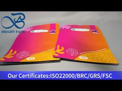 красный плоский пакет с молнией для порошков 1 кг