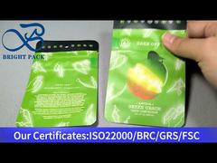 зеленый маленький пакет майлар с защитой от детей