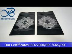 черный детский пакет с защитой от молнии