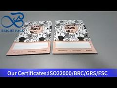 Розовый алюминиевый пластиковый пакет для упаковки корма для домашних животных