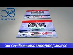 Фиолетовый закрывающийся пластиковый пакет стоя