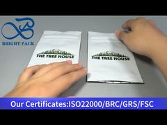 Белый стоячий чехол с защитой от детей на молнии