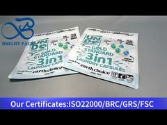 Белый пакет-стойка для капсул для стирки 420 г.