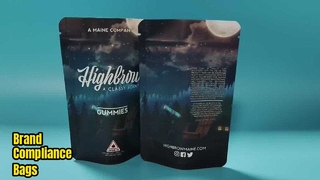 Запатентованная в США майларовая сумка с защитой от детей, соответствующая требованиям бренда каннабиса