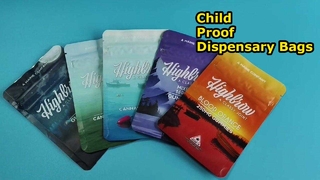 Запатентованные в США пластиковые пакеты с защитой от детей, соответствующие стандартам диспансеров по продаже каннабиса