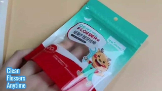 Герметичные пластиковые пакеты на молнии для хранения зубных нитей и гигиены полости рта в путешествиях