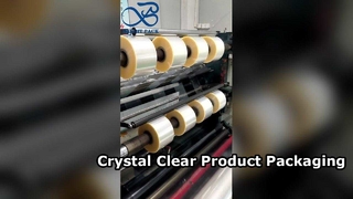 Прозрачная упаковочная рулонная пленка, гибкая упаковка пищевой пленки высокой четкости