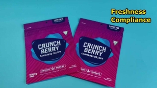 Запатентованные в США майларовые пакеты с застежкой-молнией для обеспечения свежести каннабиса и соответствия требованиям