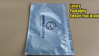 Роскошные матовые пластиковые пакеты на молнии для фирменной розничной торговли и упаковки продуктов премиум-класса