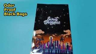 Черные композитные пакеты на молнии из алюминиевой фольги с защитой от запаха для хранения и оптовой продажи