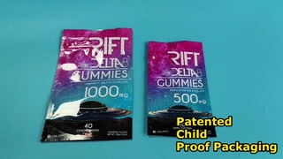 Запатентованные в США пакеты с застежкой-молнией нестандартного размера для защиты от детей, соответствующие требованиям к марихуане