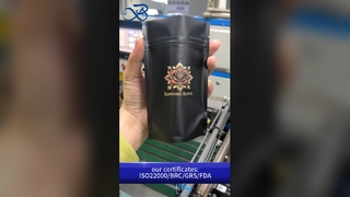 Черная штейновая стойка на молнии Сумка B2B оптовая продажа закрывающаяся на заказ воздухонепроницаемая