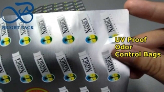 серебряный полиэтиленовый пакет