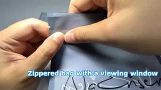 Сумка на молнии со смотровым окошком