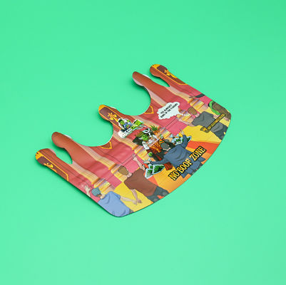 Бисквиты Custom Mylar Bag Ziplock 3.5 Перезамыкаемая резьба Запахоустойчивая детская выходная Mylar Bags специальная по форме сумка