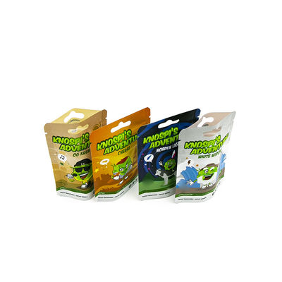 Алюминиевая фольга Doypack Красочная печать на заказ Повторно закрываемая стойка Отпариваемая резьба Mylar Packaging Pouch Bag