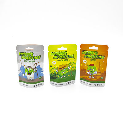 Custom Logo Mylar Printed Odor Resistant Zipper Bags Food Grade Packaging Bags (Логотип на заказ) Противовоздушные рюкзаки с резьбой