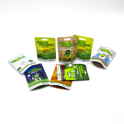 Заказ детский защищенный пакет упаковка не подвергается подделке голографический черно-белый матовый глянцевый Mylar выходной мешки