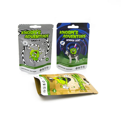 Заказ печать детский герметик герметик запахоустойчивый перезамыкаемая упаковка мешки Mylar для табачных сорняков сигареты