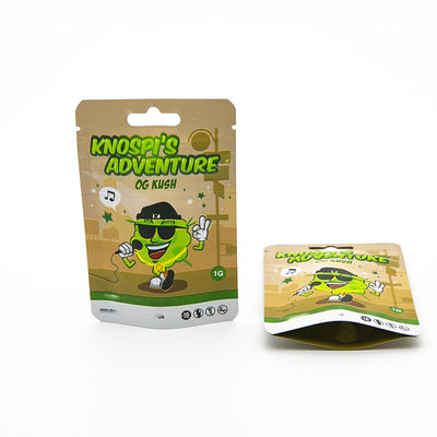 Заказные детские без запаха Zip Mylar Pouches для хранения табака / сигарет