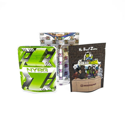 Настраиваемый трехсторонний герметичный табачный сигарный пакет Mylar