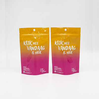 Патентованный детский замок FDA пищевой класс сырьевые материалы влагостойкие и герметичные детские замок рюкзак Zipper Custom Mylar пакеты