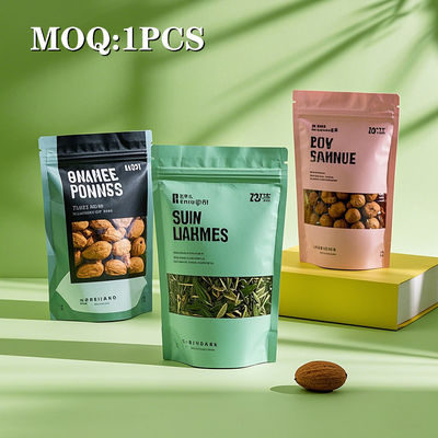 Пищевые мешки Mylar Stand Up Pouch с циппором верхняя влагостойкая алюминиевая фольга пищевая упаковка