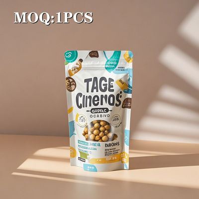 Прочные орехи, зерновые и бобы, мешки для упаковки продуктов питания с профессиональным ощущением и перезамыкающимся замком