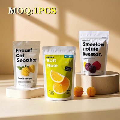 Специализированный матовый алюминиевый фольга стоящий пакет для закусок Чай шоколад и кофе упаковка с свободным дизайном