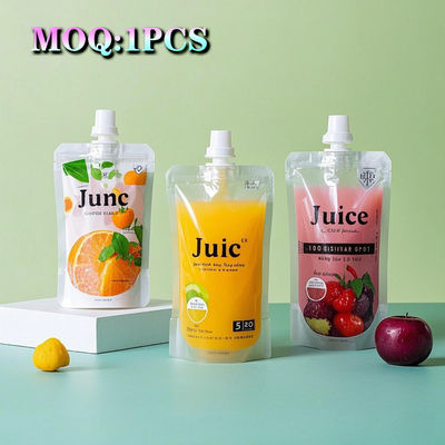 Высокий барьер на заказ Печатный стоящий рюкзак молочный сок жидкая упаковка рюкзак рюкзак