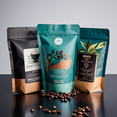 Оптовая продажа Custom Logo Mylar Bags - гермостойкие рюкзаки из алюминиевой фольги для упаковки пищи и кофе