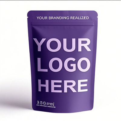 Продовольственный безопасный мороженый Mylar Stand-up Zipper Bags с коробкой Fda / Sgs / Rohs сертифицированный влагостойкий мешок