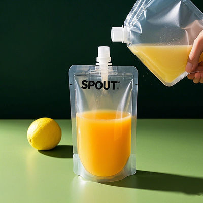Spout Pouch - Airtight & Leak-Proof Stand Up Pouches with Easy-Pour Spout for Beverages, Sauces, Cosmetics 