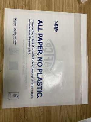 Самозапечатывание Простота Стеклянные бумажные пакеты Приветственная ответственность за окружающую среду Оптовая продажа Стеклянных решений