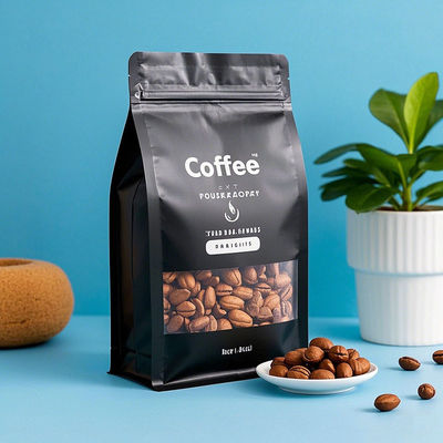 Премиум безопасный для пищи восьмисторонний герметичный плоский нижний пакет водонепроницаемый и многоразовый