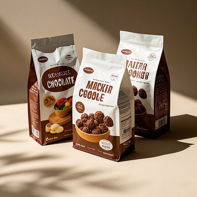 Специальные матовые кофейные пакеты с антистатическим покрытием