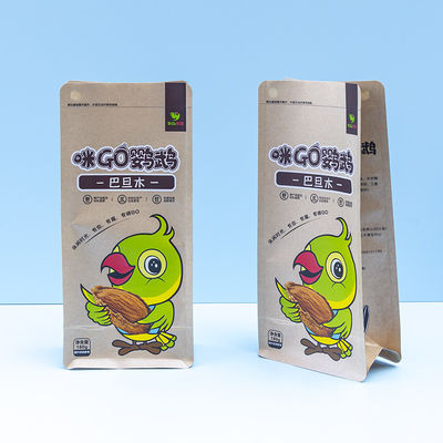 Органическое питание для попугаев в 8-стороннем пакете Перезамыкаемая закуска без BPA для маков и какаду богатая питательными веществами