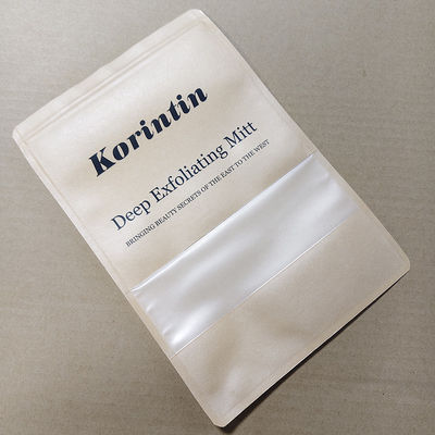 Kraft Paper Window Bag Многослойная композитная упаковка Продукты питания / кофе / орехи FDA / SGS Сертифицированные индивидуальные размеры и печать Экологически чистые Прочные