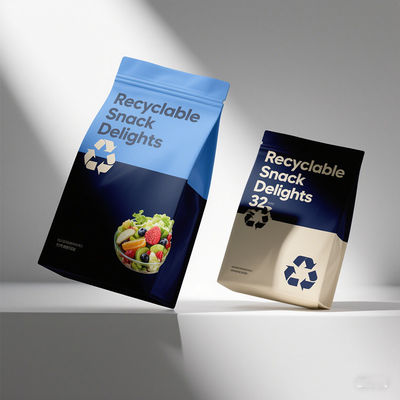 Фабричные прямые 8-сторонние герметичные пакеты с закрытием циппера УФ-устойчивые для мирового экспорта продуктов питания